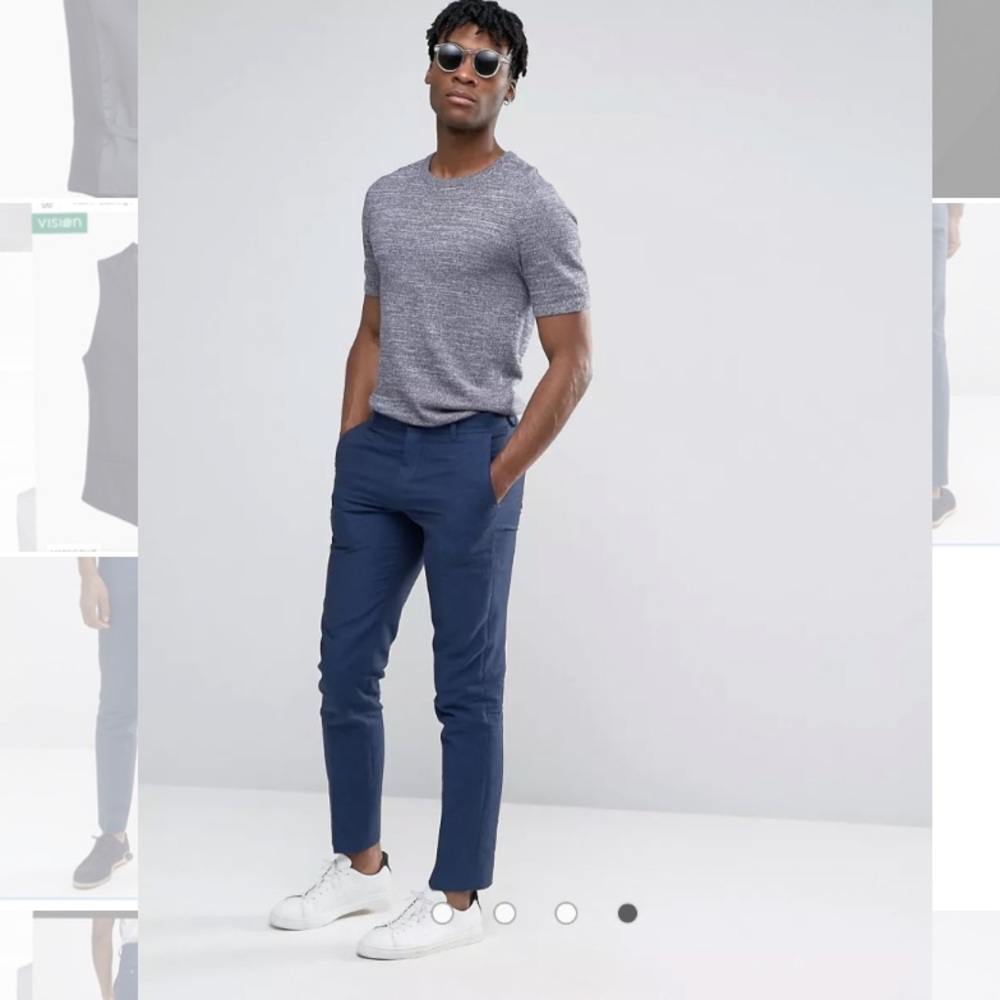 Gianni Feraud Tapered Slim Fit Trouser Linen 34x32